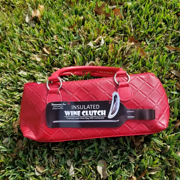 NWOT Insulated Wine Clutch/Bag - Picture 5 of 6